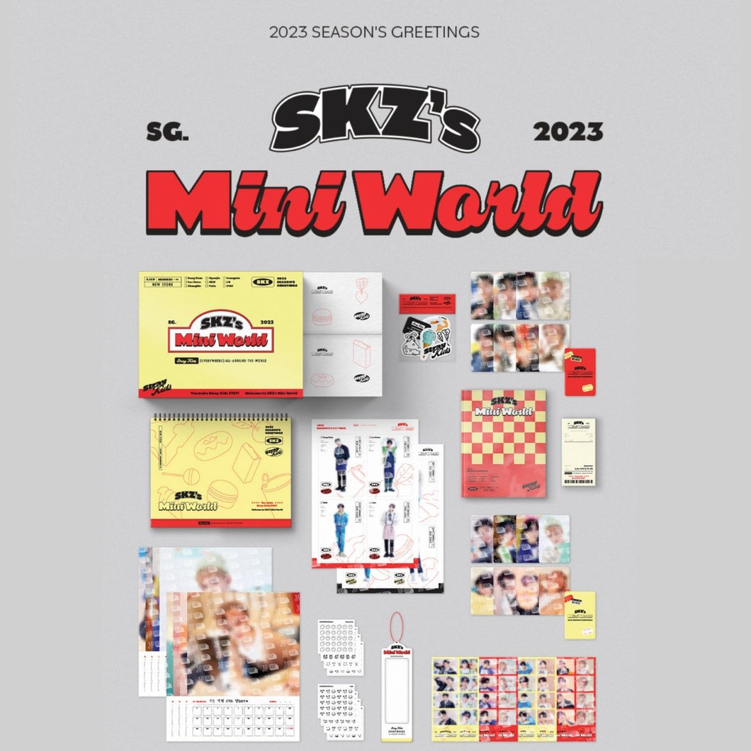 STRAY KIDS 2023 Official Season's Greetings - SKZ’s Mini World + JYP POB - K-STAR