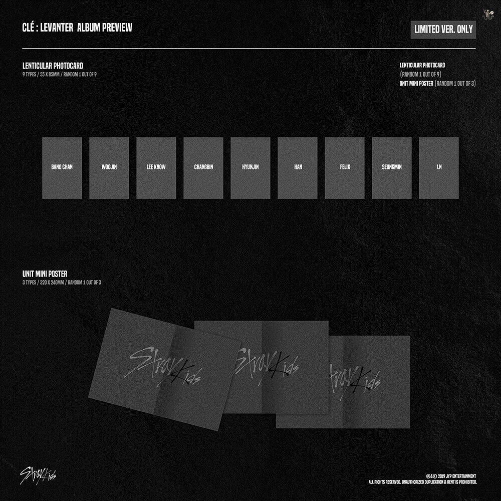 STRAY KIDS - Clé : LEVANTER (Limited ver.+Free Shipping) - K-STAR