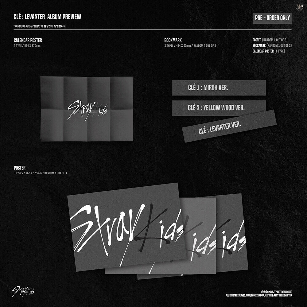 STRAY KIDS - Clé : LEVANTER (Limited ver.+Free Shipping) - K-STAR