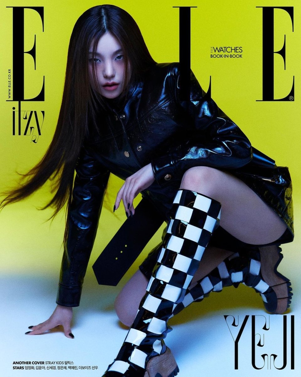 STRAY KIDS FELIX & ITZY YEJI - ELLE Korea Magazine May 2023 - K-STAR