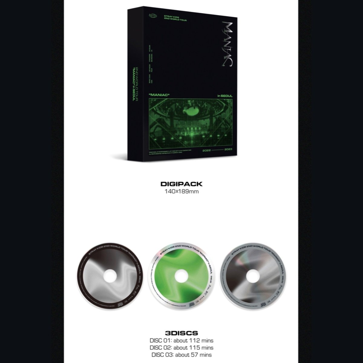 STRAY KIDS - Maniac 2nd World Tour in Seoul DVD - K-STAR