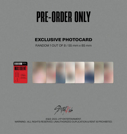 STRAY KIDS - MAXIDENT (CASE Version) / You Can Choose Member - K-STAR