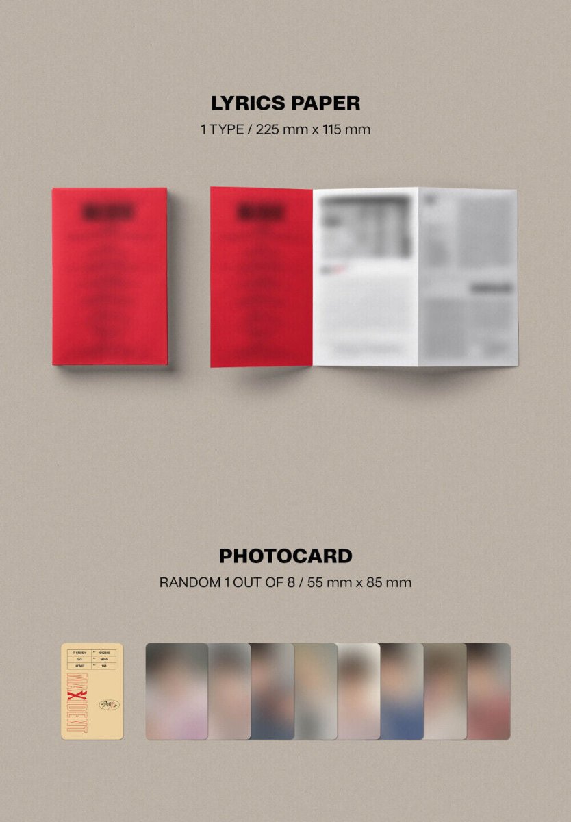STRAY KIDS - MAXIDENT (CASE Version) / You Can Choose Member - K-STAR