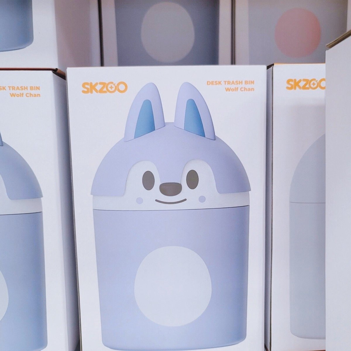 STRAY KIDS x SKZOO Pop-Up Store Official Desk Trash Bin - K-STAR