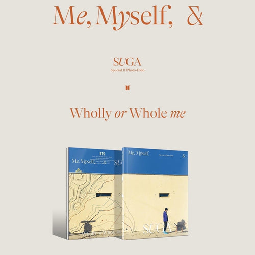 SUGA Special 8 Photo Folio Me, Myself, and SUGA - Wholly or Whole Me (1st Preoder) - K-STAR