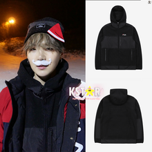 [FILA X BTS] Heritage Bonding Hood Track Top Black
