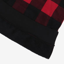 [FILA X BTS] Check Boa Sweatshirt Dark Red