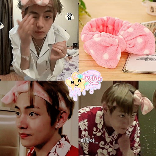 Taehyung's Style Polka Dots Headband - K-STAR