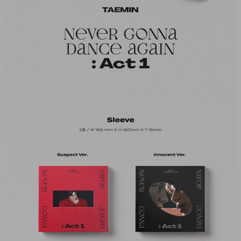 TAEMIN - Never Gonna Dance Again : Act 1 – K-STAR