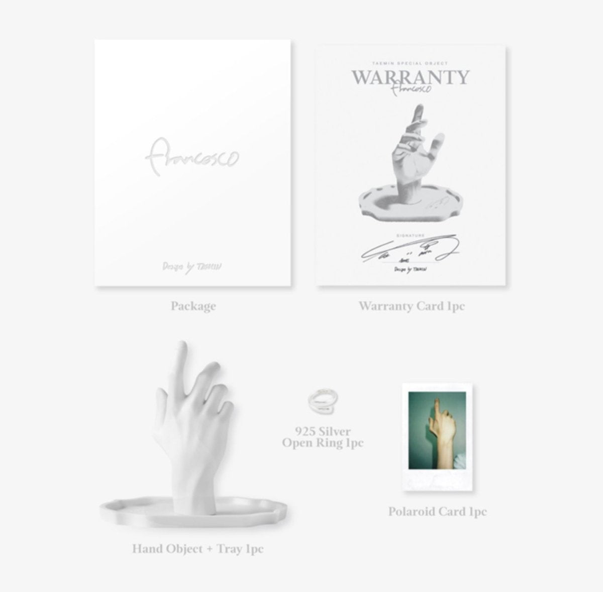 TAEMIN Official Object Set + Ring (Free Express Shipping) - K-STAR
