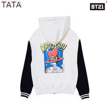 [LINE x BTS] BT21 Zip Up Hoodie (Free Shipping)