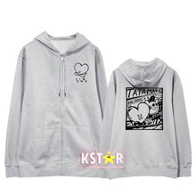 Taehyung's Style Heart Hoodie