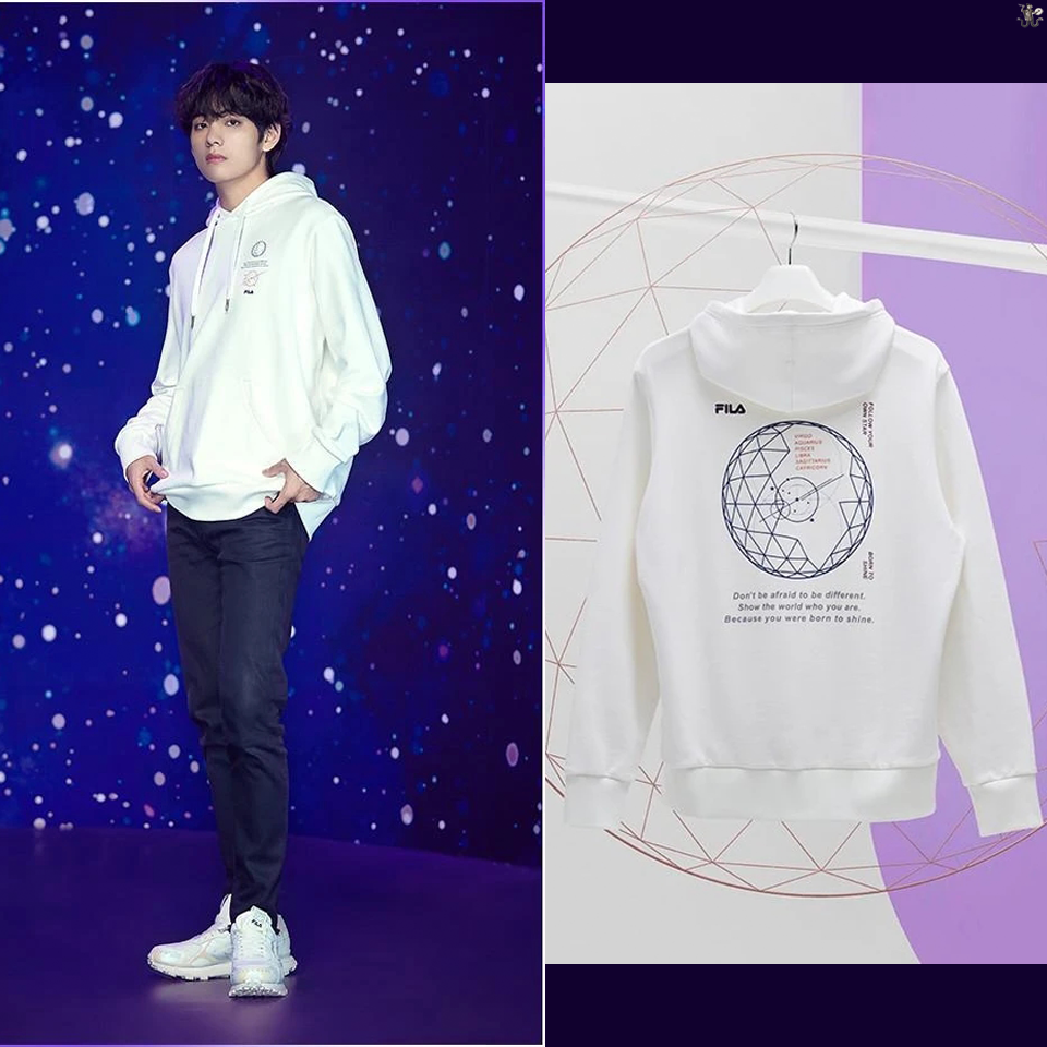 [FILA X BTS] Loose Fit Hoodie