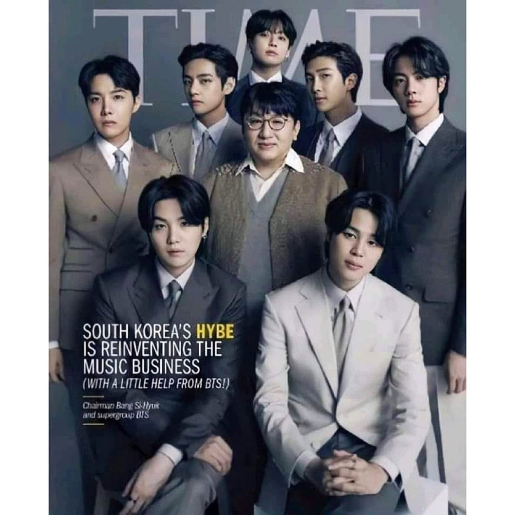 TIME Weekly Asia Edition - Coverman BTS HYBE Apr 2022 - K-STAR