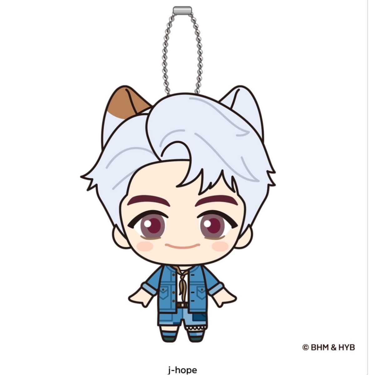 TinyTAN Japan Official PERMISSION TO DANCE Fun Park Mascot 15cm Keychain - K-STAR