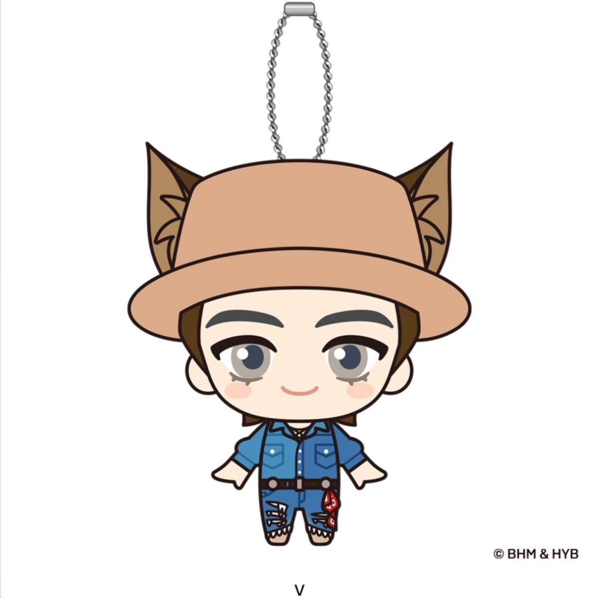 TinyTAN Japan Official PERMISSION TO DANCE Fun Park Mascot 15cm Keychain - K-STAR