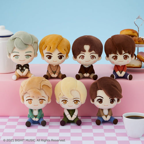 TinyTAN Japan Official PUNYBEANS Sitting Doll - K-STAR