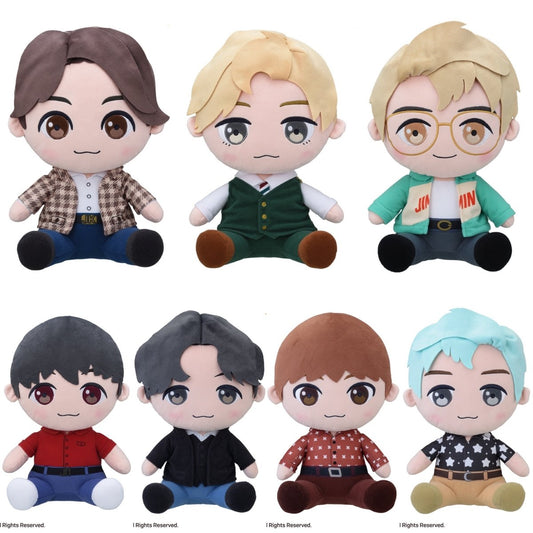 [TinyTAN JAPAN] TinyTAN Official Dynamite Mega Jumbo Sit Plush Toy 35cm - K-STAR