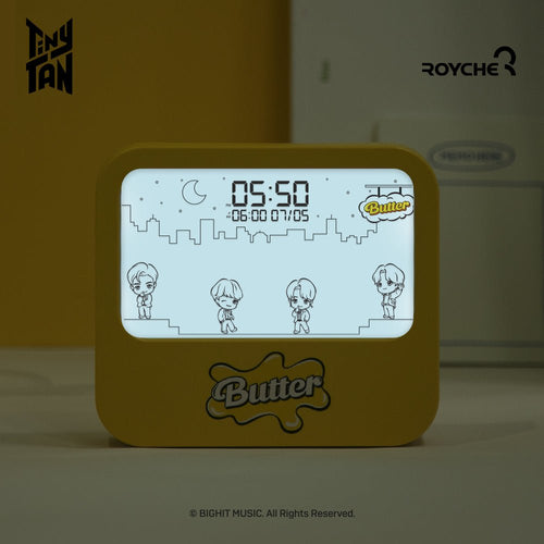 TinyTAN Official Animation Clock Butter Ver. - K-STAR