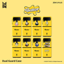 TinyTAN Official BUTTER Dual Guard Case Galaxy Z FLIP 3 - K-STAR