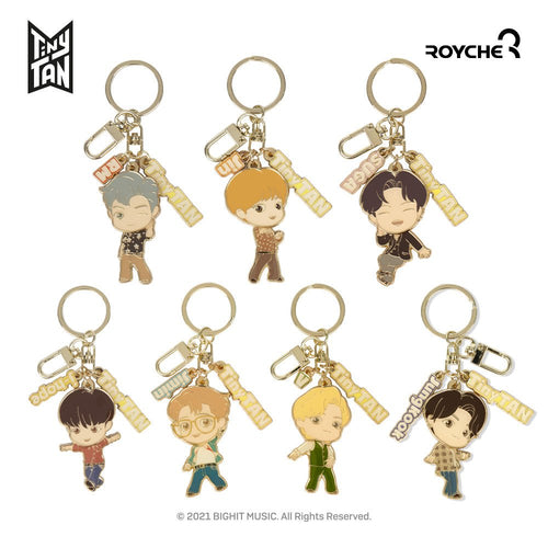 TinyTAN Official Dynamite Metal Keyring - K-STAR