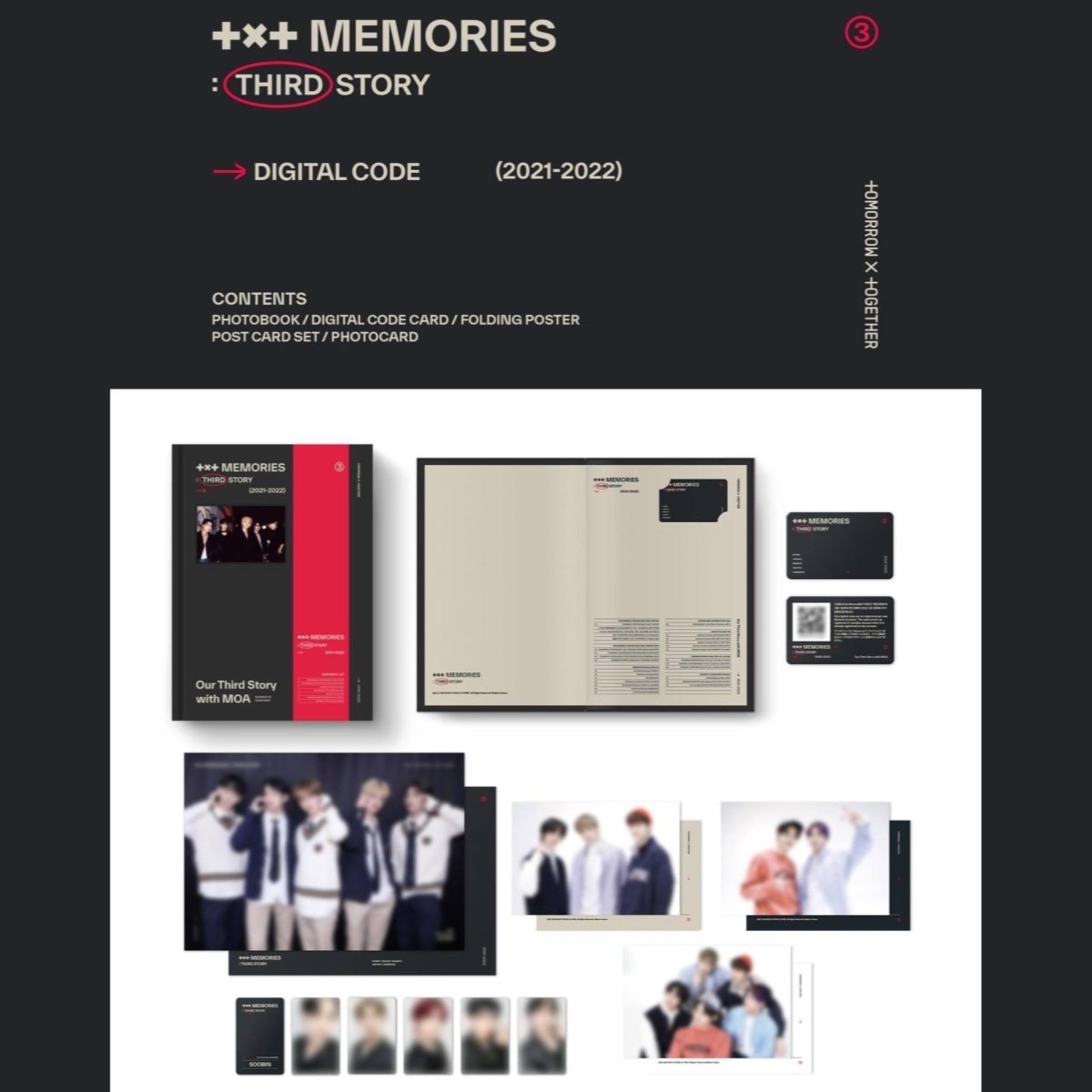 TOMORROW X TOGETHER : MEMORIES THIRD STORY DIGITAL CODE - K-STAR