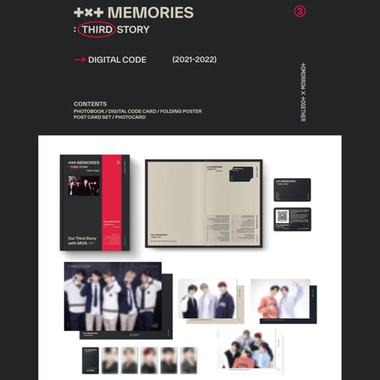 TOMORROW X TOGETHER : MEMORIES THIRD STORY DIGITAL CODE - K-STAR