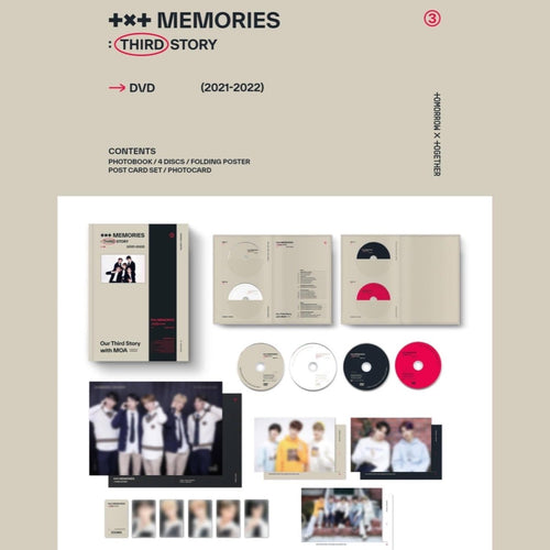 TOMORROW X TOGETHER : MEMORIES THIRD STORY DVD - K-STAR
