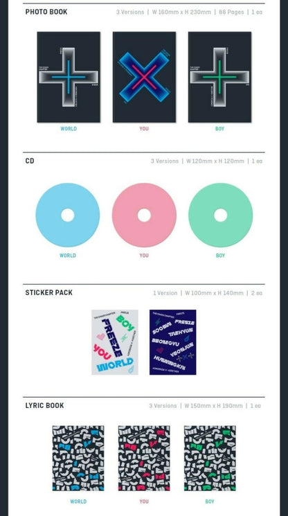 TOMORROW X TOGETHER TXT - CHAOS CHAPTER : FREEZE (You can choose ver) - K-STAR