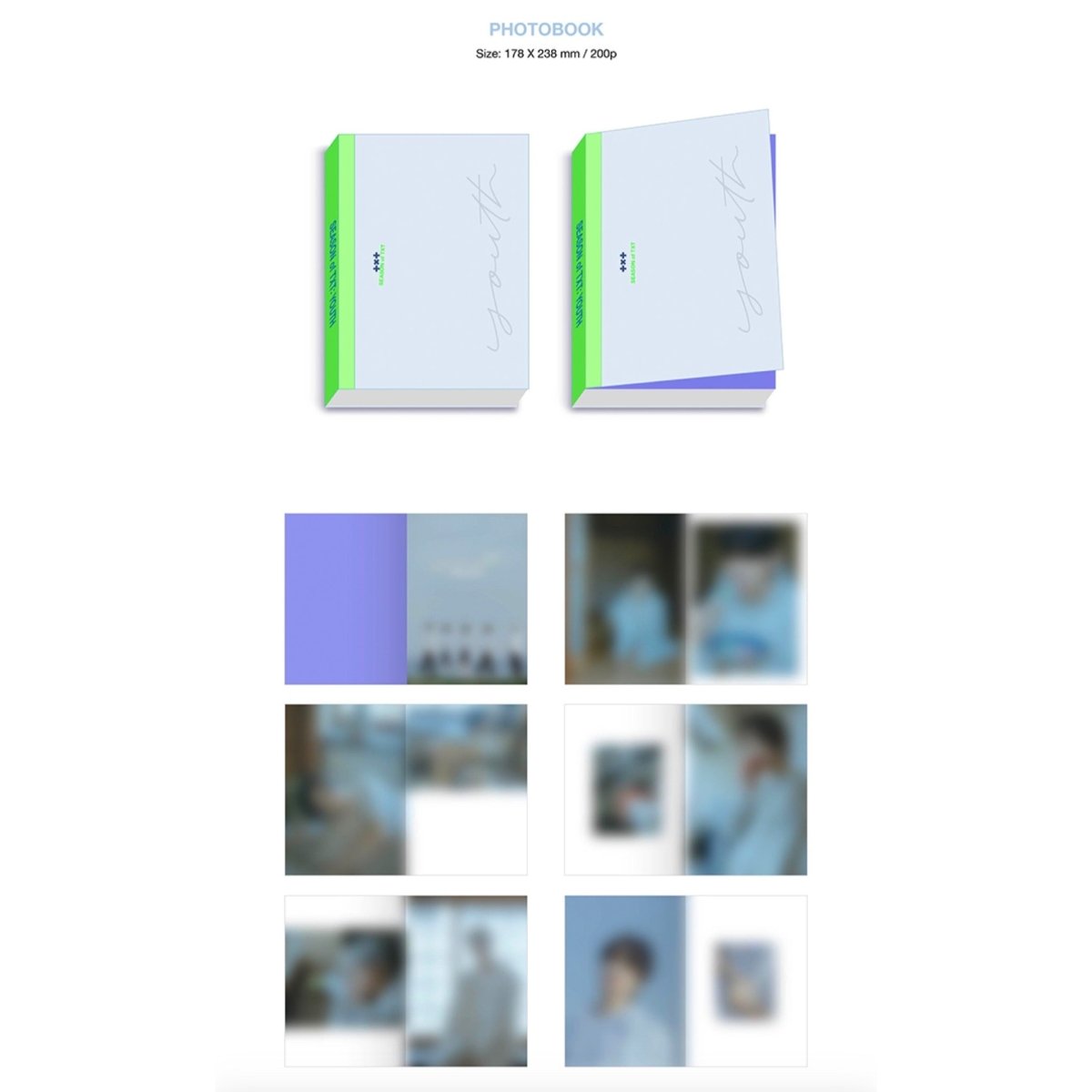 TOMORROW X TOGETHER TXT Season of TXT : YOUTH 2nd Summer Photobook