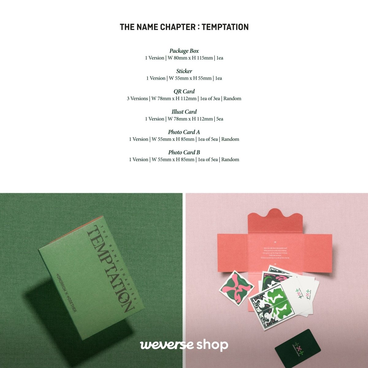 TOMORROW X TOGETHER TXT - The Name Chapter: Temptation (Weverse Ver) - K-STAR