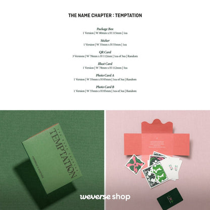 TOMORROW X TOGETHER TXT - The Name Chapter: Temptation (Weverse Ver) - K-STAR
