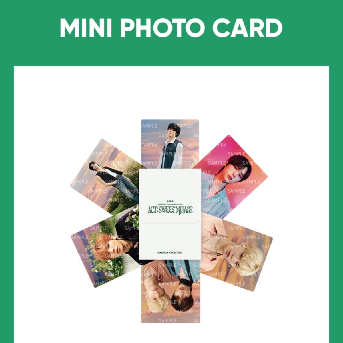 TOMORROW X TOGETHER TXT World Tour [ ACT : SWEET MIRAGE ] Mini Photo Card - K-STAR