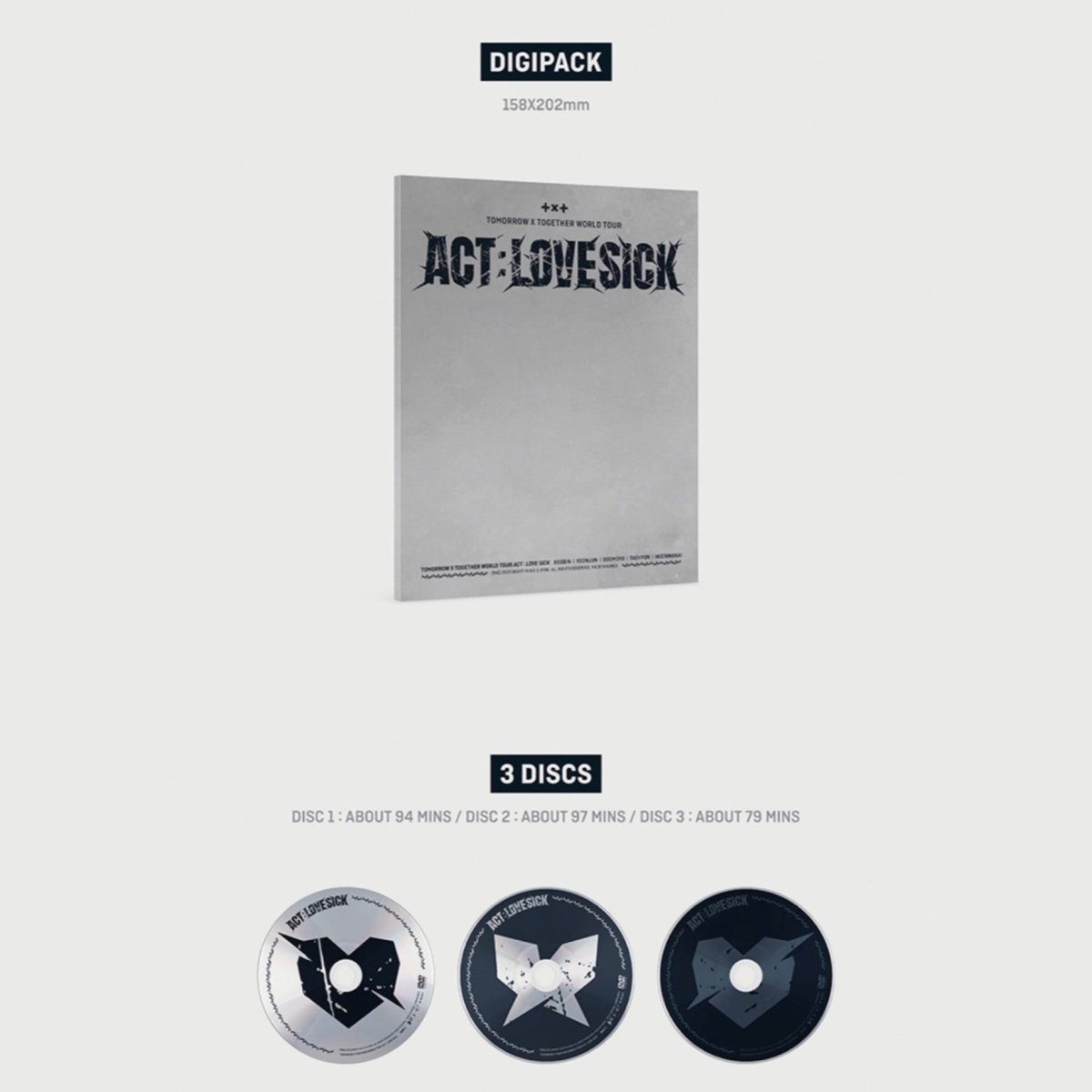 TOMORROW X TOGETHER : World Tour ACT: LOVE SICK in Seoul DVD + POB - K-STAR
