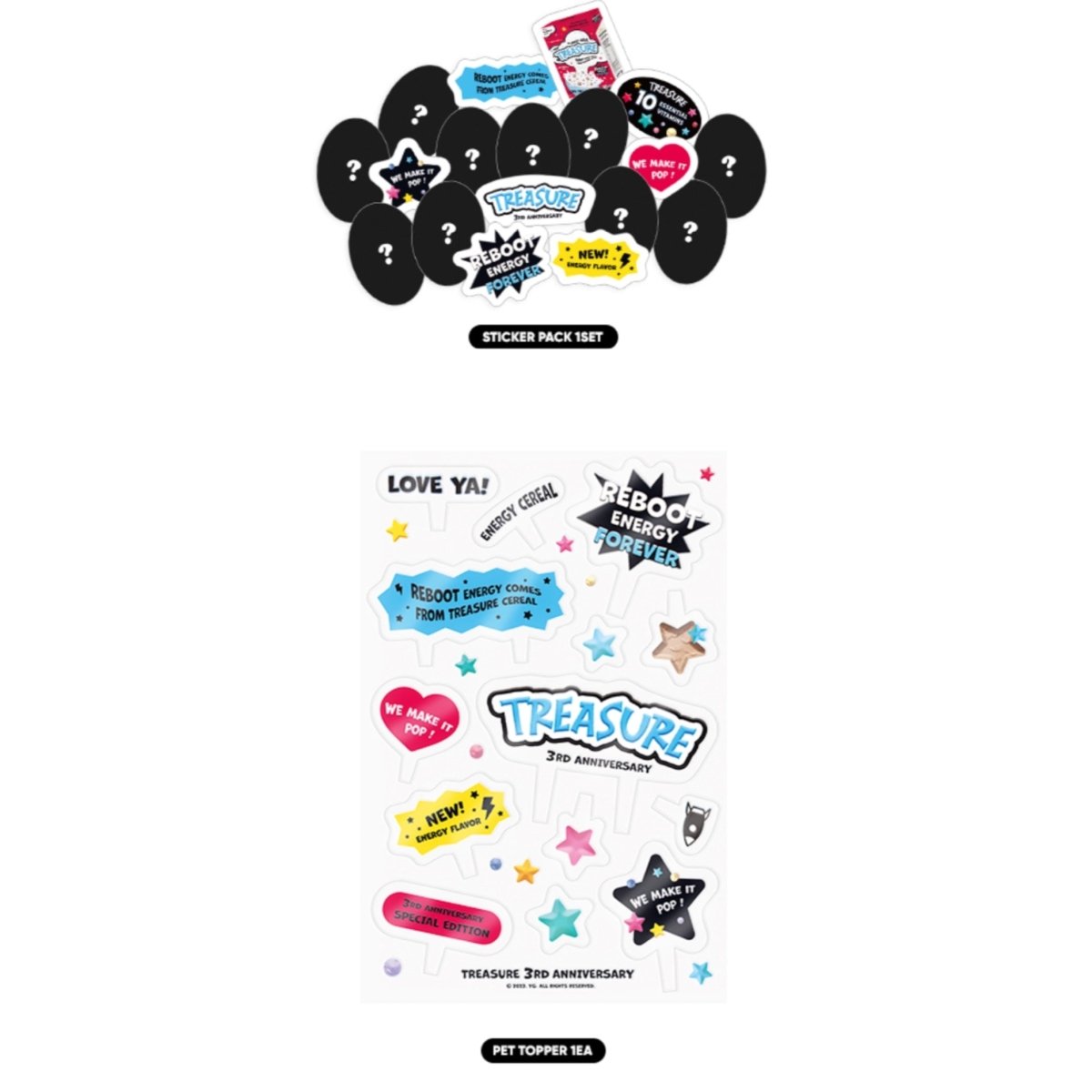 TREASURE 2023 Debut Anniversary Cereal Deco Kit - K-STAR