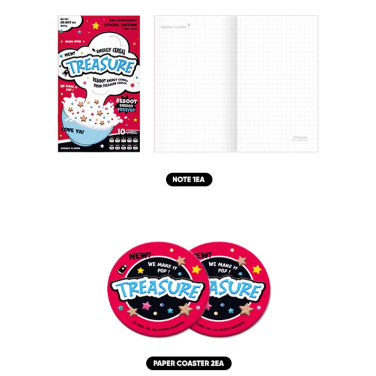 TREASURE 2023 Debut Anniversary Cereal Deco Kit - K-STAR