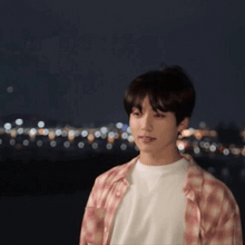 Lisa and Jungkook Style Plaid Shirt