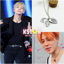 Taehyung & Jimin Style Hearts Necklace