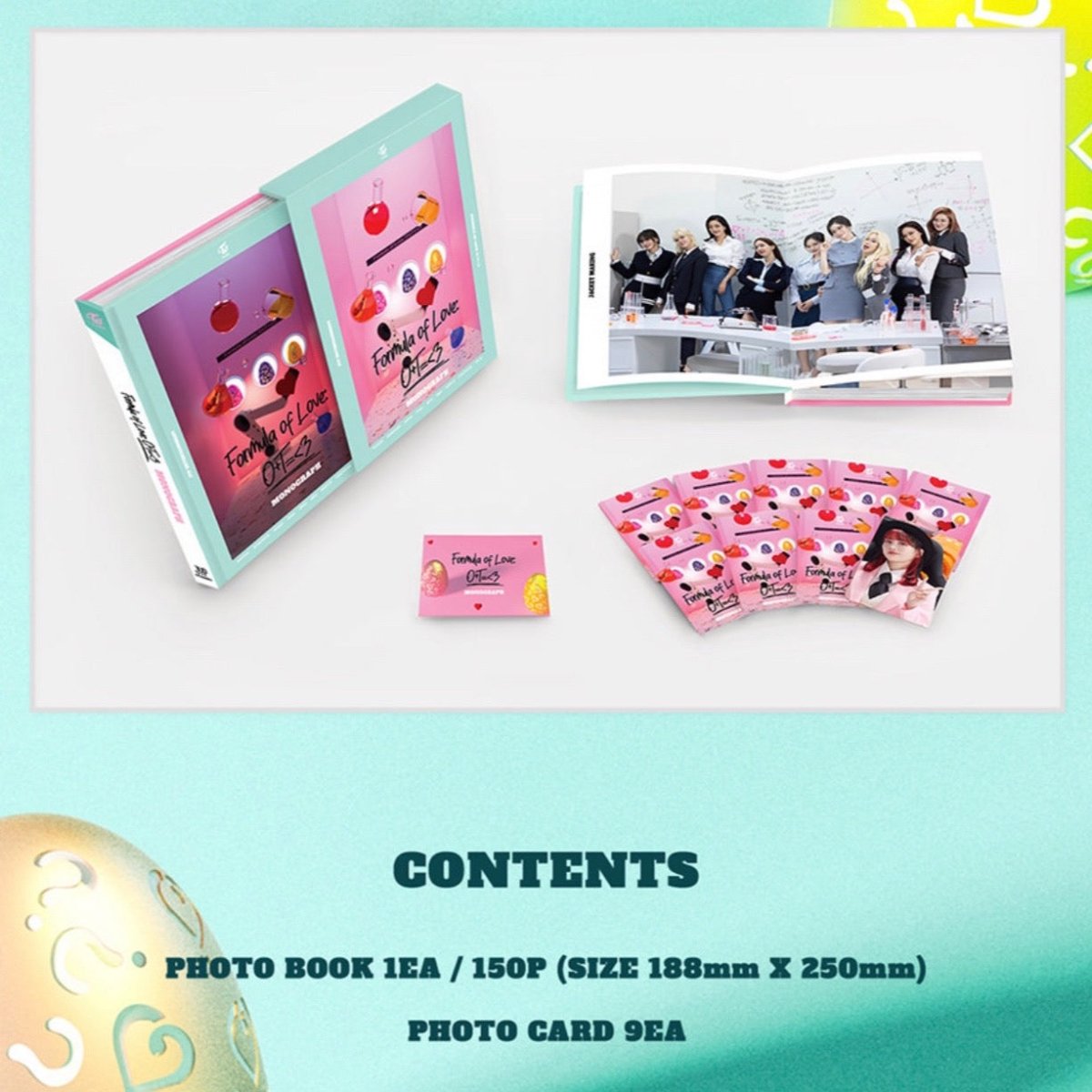 TWICE Monograph Formula Of Love Photobook : O+T=<3 - K-STAR