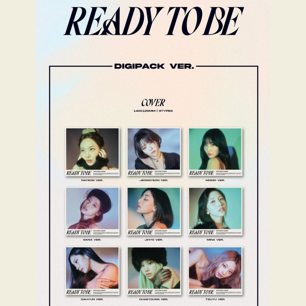 TWICE - READY TO BE DIGIPACK Ver. (You can Choose Version) - K-STAR