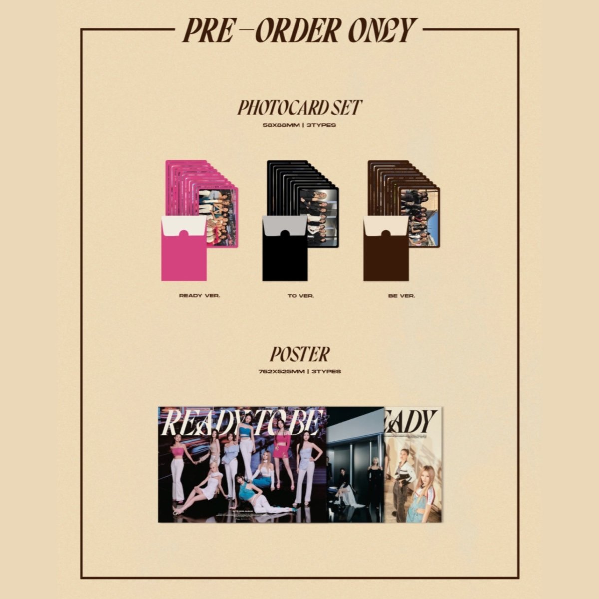 TWICE - READY TO BE (You can Choose Version) – K-STAR