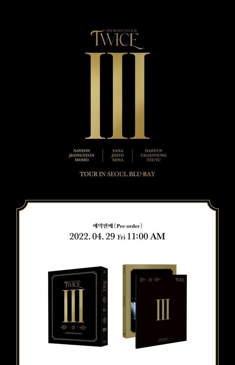 TWICE - TWICE 4TH WORLD TOUR III IN SEOUL DVD / BLU-RAY – K-STAR