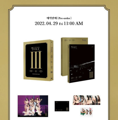 TWICE - TWICE 4TH WORLD TOUR III IN SEOUL DVD / BLU-RAY - K-STAR