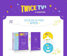 TWICE TV6 -TWICE in Singapore 3DVD (Free Shipping)