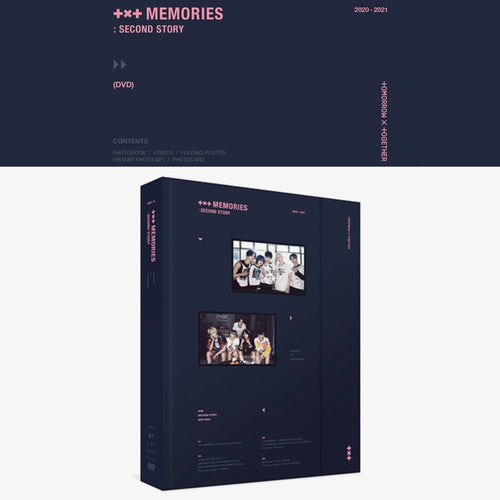 TXT TOMORROW X TOGETHER - Memories : Second Story DVD - K-STAR
