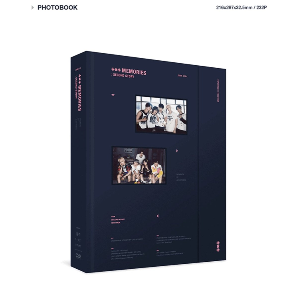 TXT TOMORROW X TOGETHER - Memories : Second Story DVD - K-STAR