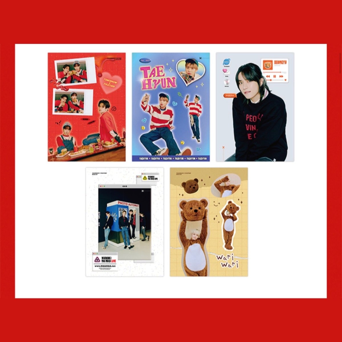 TXT TOMORROW X TOGETHER - OFFICIAL DECO KIT - K-STAR