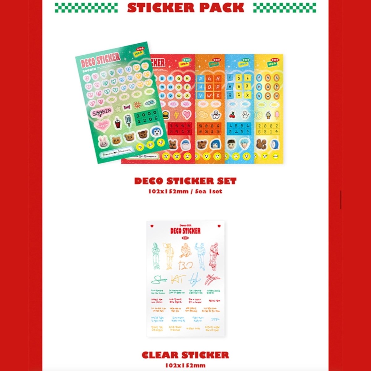TXT TOMORROW X TOGETHER - OFFICIAL DECO KIT - K-STAR