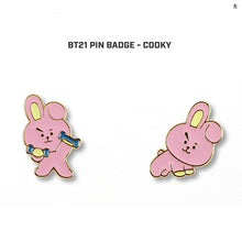 [LINE X BT21] Metal Badge Set (2ea)