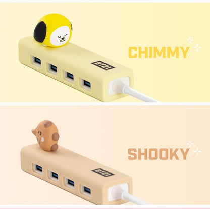 [ROYCHE X BT21] Baby Figure 4-Port USB 3.0 Hub
